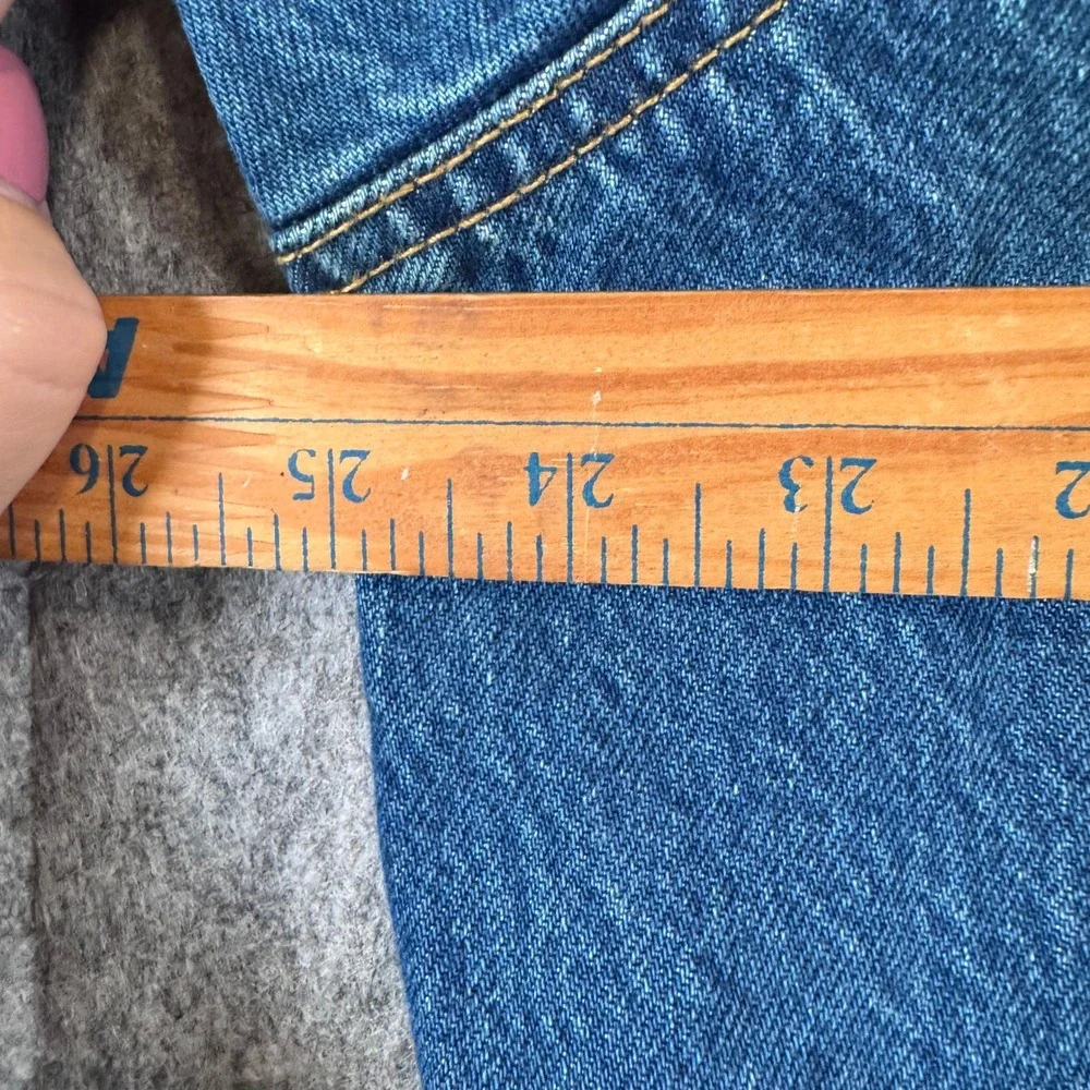 Michael Kors Denim Trucker Jean Jacket Womens XL Classic Western Sustainable